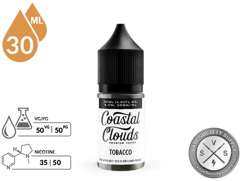 Tobacco Coastal Clouds Salt 30ml - Image 2