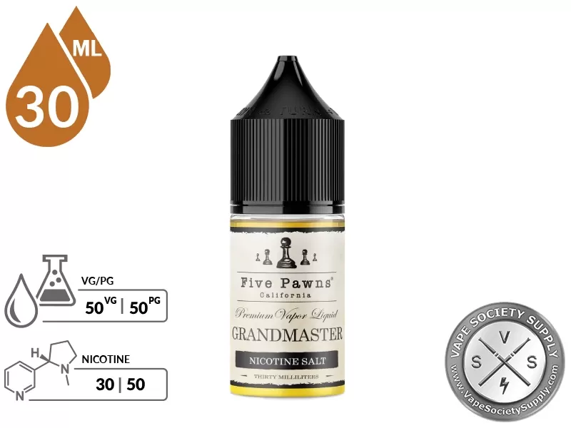Grandmaster Five Pawns Salt 30ml - Image 2