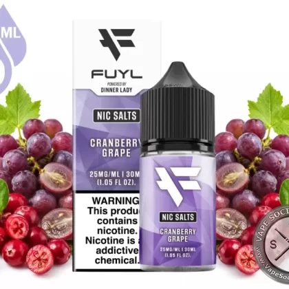 Cranberry Grape FUYL By Dinner Lady Salt 30ml