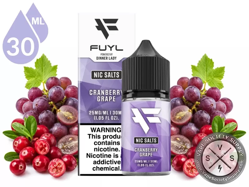 Cranberry Grape FUYL By Dinner Lady Salt 30ml