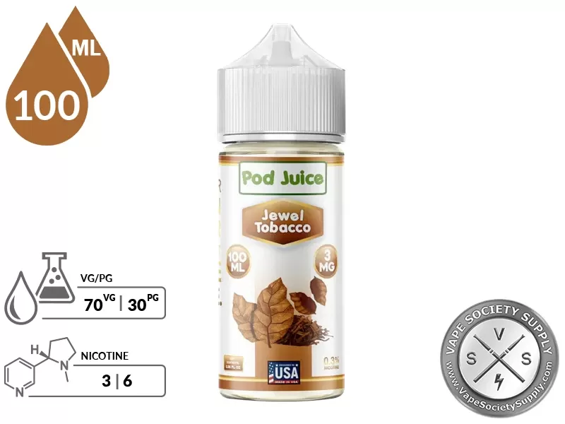 Jewel Tobacco Pod Juice 100ml - Image 2