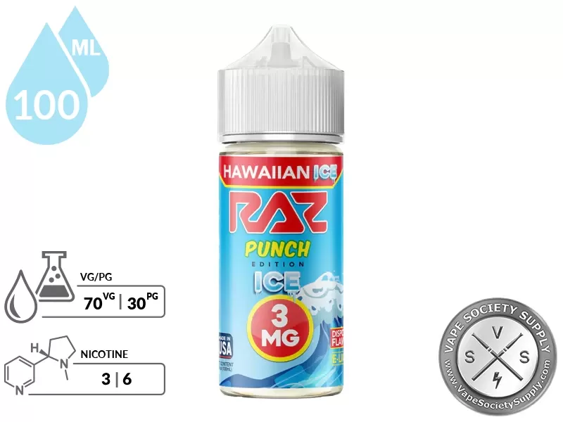 Hawaiian Ice Pod Juice x RAZ Punch 100ml - Image 2