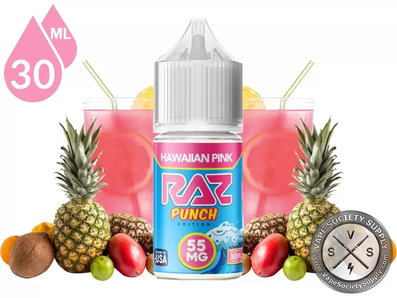 Hawaiian Pink Pod Juice x RAZ Punch Salt 30ml