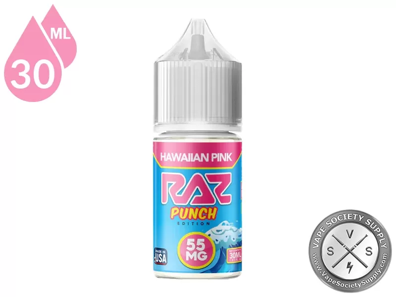 Hawaiian Pink Pod Juice x RAZ Punch Salt 30ml - Image 3