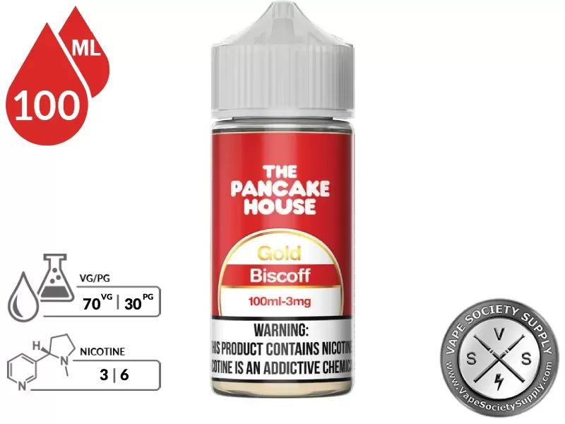 Gold Biscoff by The Pancake House 100ml - Image 2