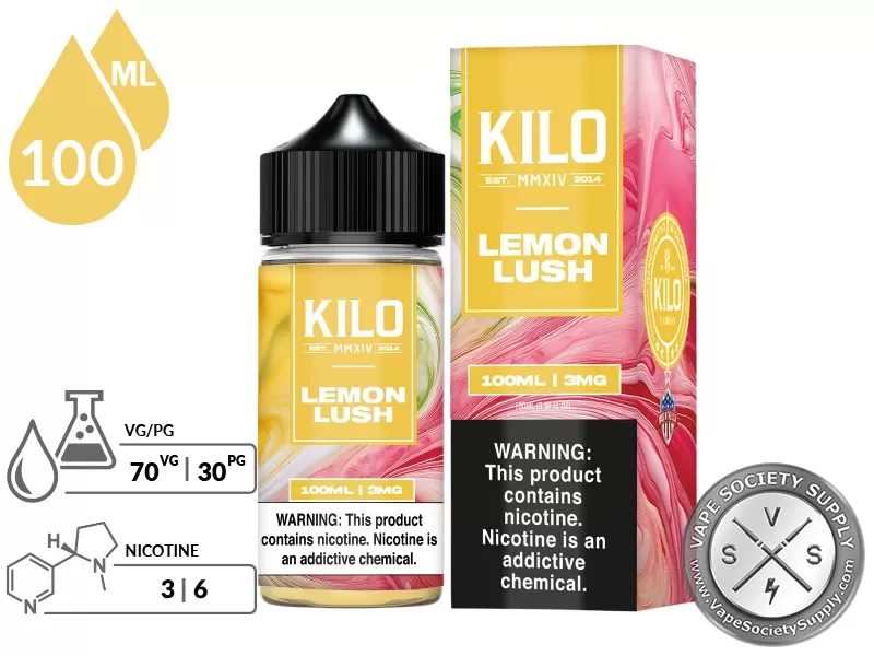 Lemon Lush KILO E-Liquids 100ml - Image 2