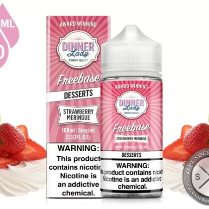 Strawberry Meringue DINNER LADY 100ml