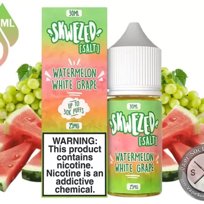 Watermelon White Grape SKWEZED SALT 30ml