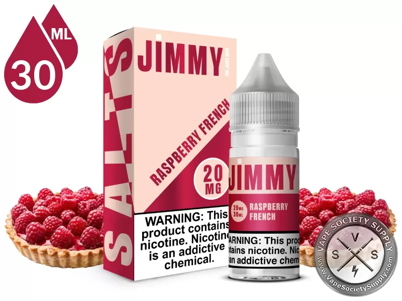 Raspberry French Jimmy The Juice Man Salt 30ml