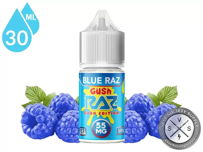 Blue Raz Gush Pod Juice x RAZ Salt 30ml