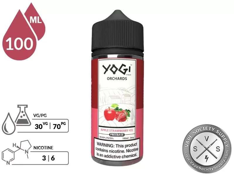 Apple Strawberry Ice by YOGI Orchards 100ml - Image 2