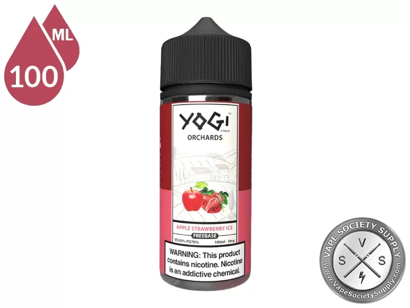 Apple Strawberry Ice by YOGI Orchards 100ml - Image 3