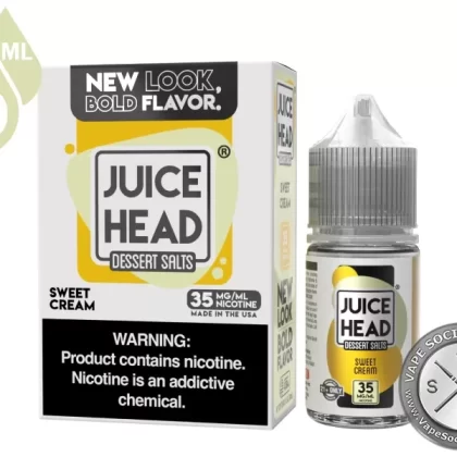 Sweet Cream Juice Head Dessert Salts 30ml