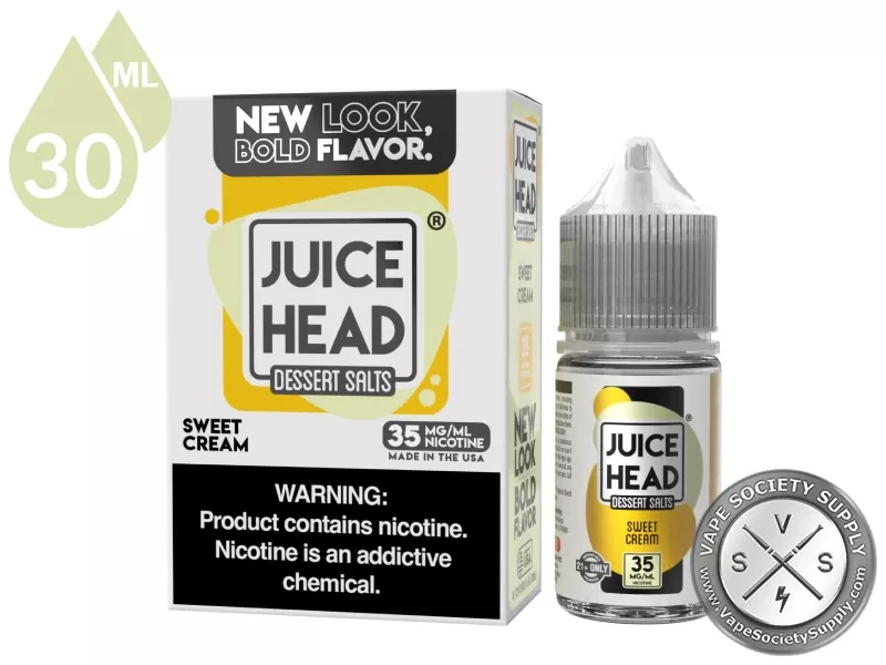 Sweet Cream Juice Head Dessert Salts 30ml