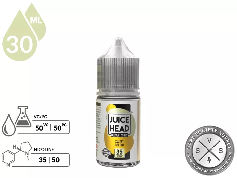 Sweet Cream Juice Head Dessert Salts 30ml - Image 2