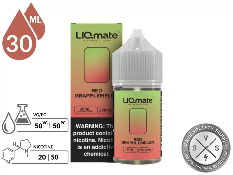 Red Grapplemelon LIQmate Salts by 7 Daze 30ml - Image 2