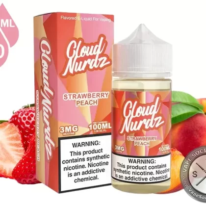 Strawberry Peach by Cloud Nurdz 100ml
