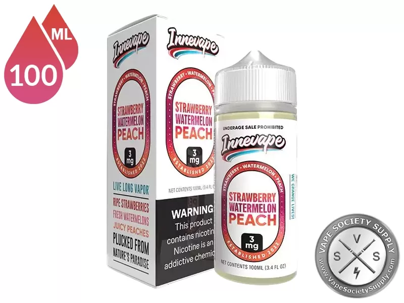 Strawberry Watermelon Peach Innevape 100ml - Image 3