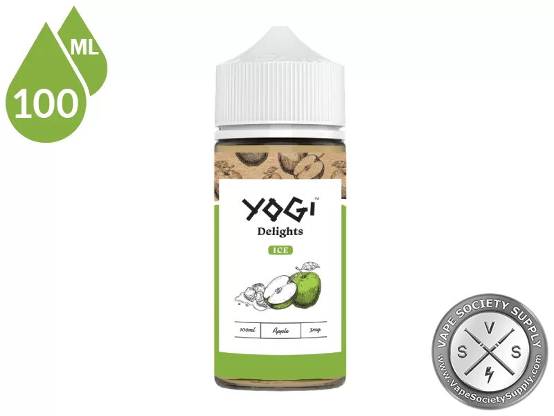 Green Apple Ice by YOGI Delights 100ml - Image 3