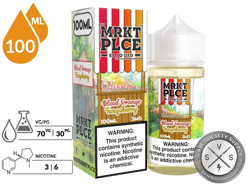 Blood Orange Tangoberry by MRKT PLCE 100ml - Image 2
