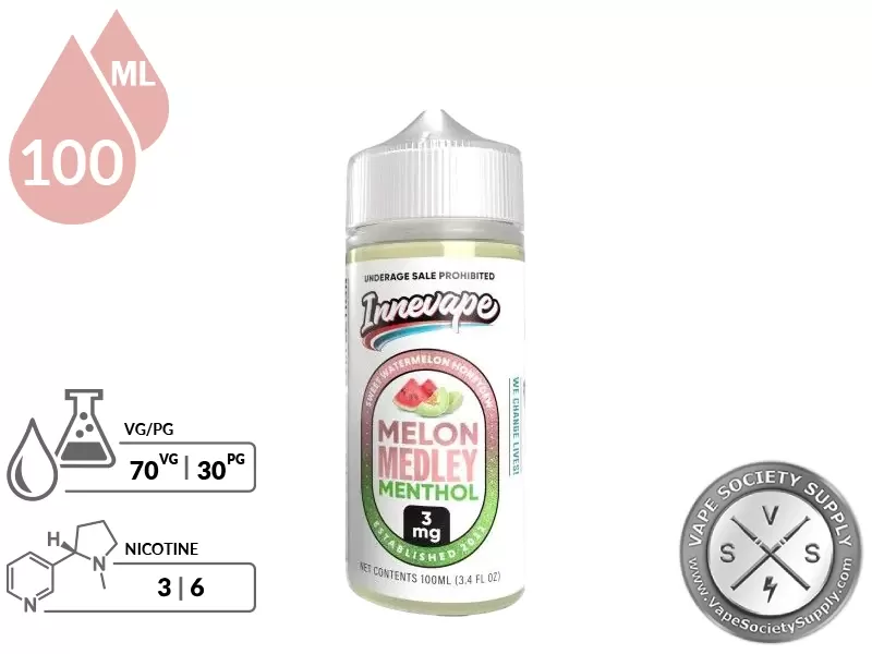 Melon Medley Menthol Innevape 100ml - Image 2