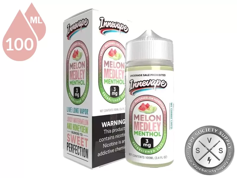 Melon Medley Menthol Innevape 100ml - Image 3