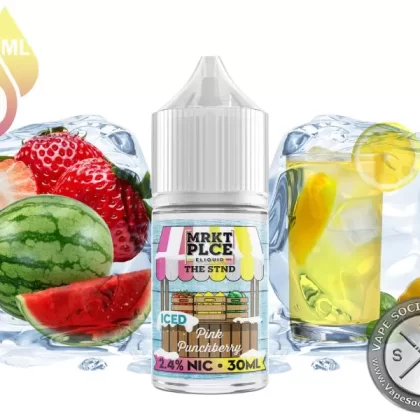 Iced Pink Punchberry THE STND by MRKT PLCE Salt 30ml