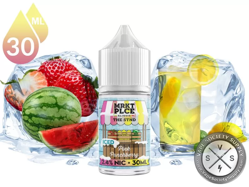 Iced Pink Punchberry THE STND by MRKT PLCE Salt 30ml