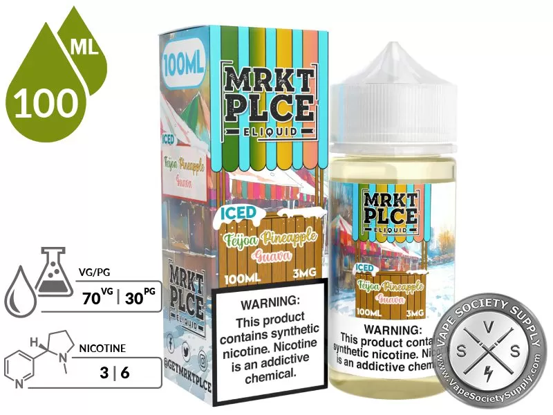 Iced Feijoa Pineapple Guava by MRKT PLCE 100ml - Image 2