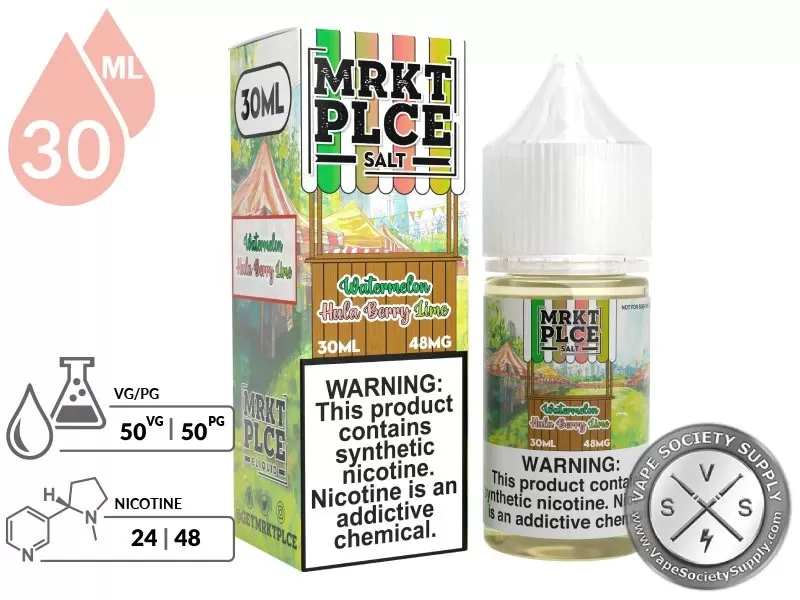 Watermelon Hula Berry Lime by MRKT PLCE Salt 30ml - Image 2