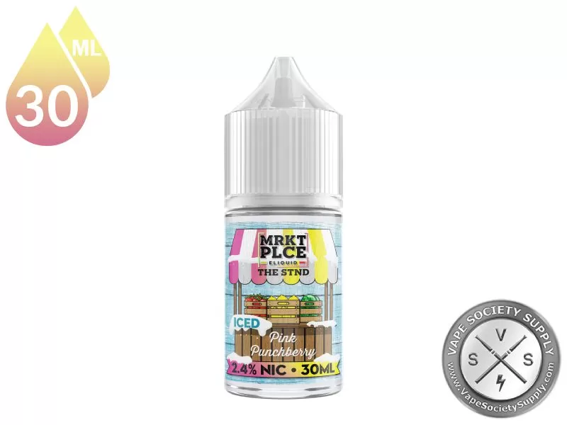 Iced Pink Punchberry THE STND by MRKT PLCE Salt 30ml - Image 3