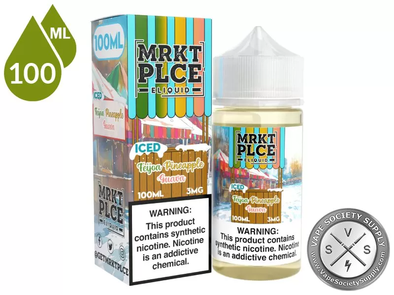 Iced Feijoa Pineapple Guava by MRKT PLCE 100ml - Image 3