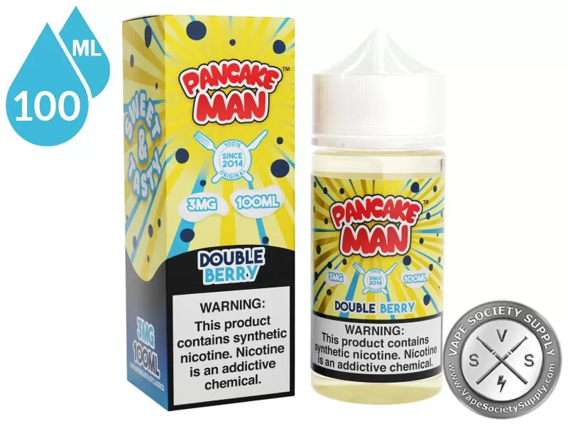 Double Berry PANCAKE MAN 100ml - Image 3