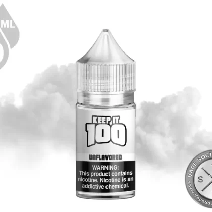 Unflavored by Keep It 100 Salt 30ml