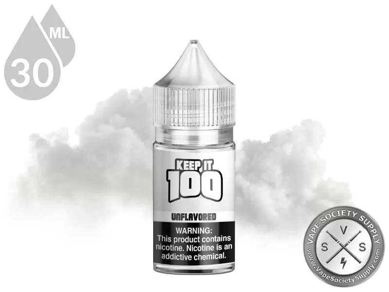 Unflavored by Keep It 100 Salt 30ml