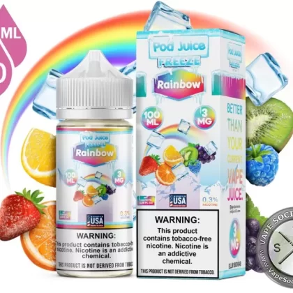 Rainbow Freeze Pod Juice 100ml