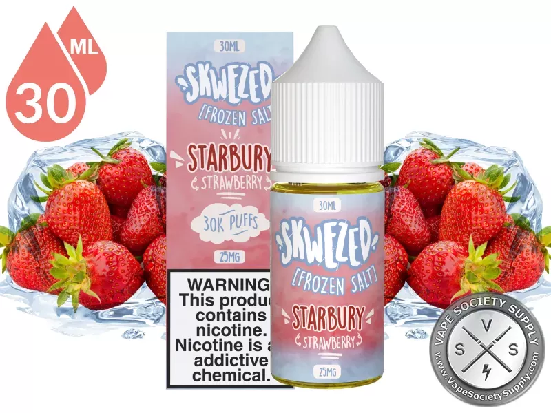 Strawberry Iced SKWEZED SALT 30ml