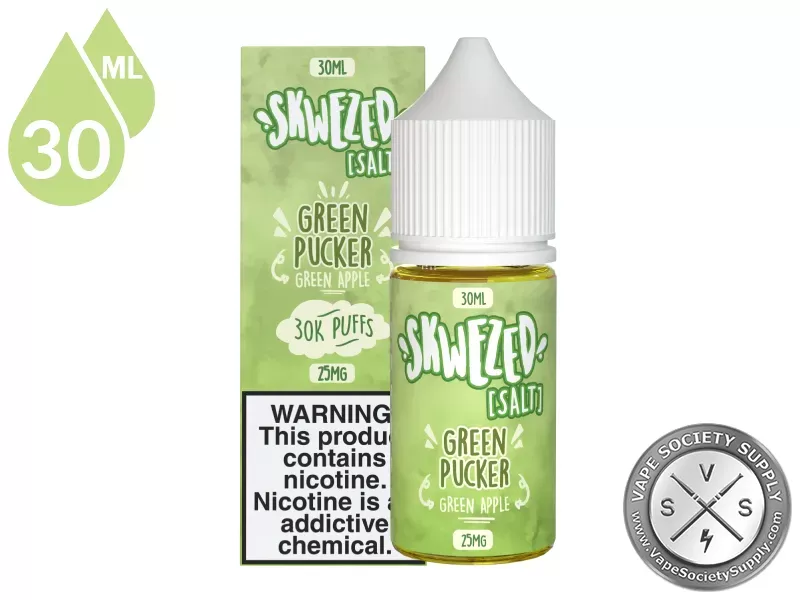 Green Apple SKWEZED SALT 30ml - Image 3
