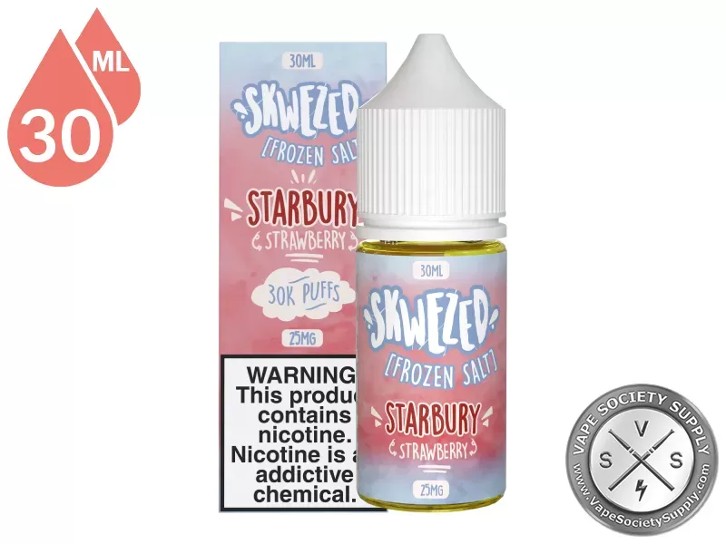 Strawberry Iced SKWEZED SALT 30ml - Image 3