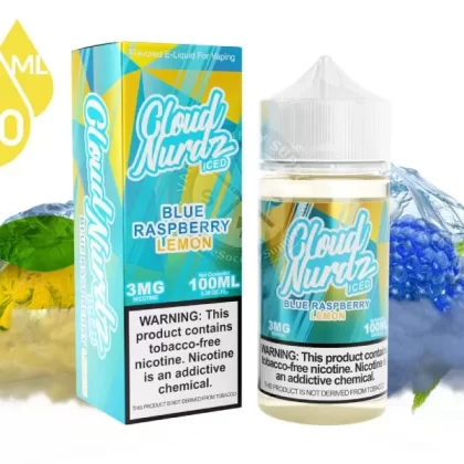 Blue Raspberry Lemon Iced by Cloud Nurdz 100ml