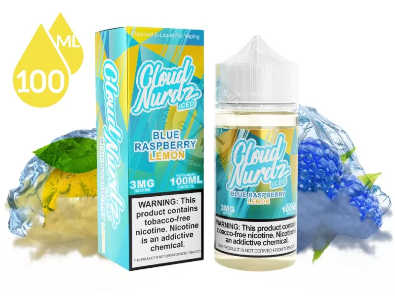 Blue Raspberry Lemon Iced by Cloud Nurdz 100ml