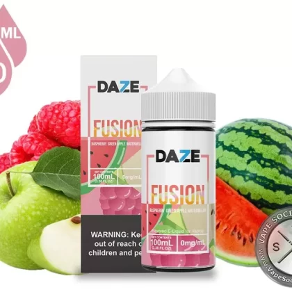 Raspberry Green Apple Watermelon 7 Daze Fusion 100ml