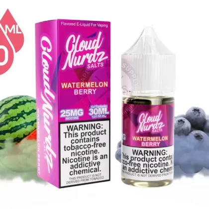 Watermelon Berry by Cloud Nurdz Salts 30ml