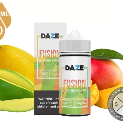 Yellow Green Red Mango 7 Daze Fusion 100ml