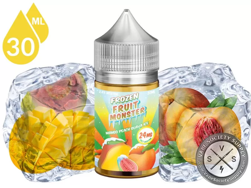 Mango Peach Guava Ice Frozen Fruit Monster Salt 30ml