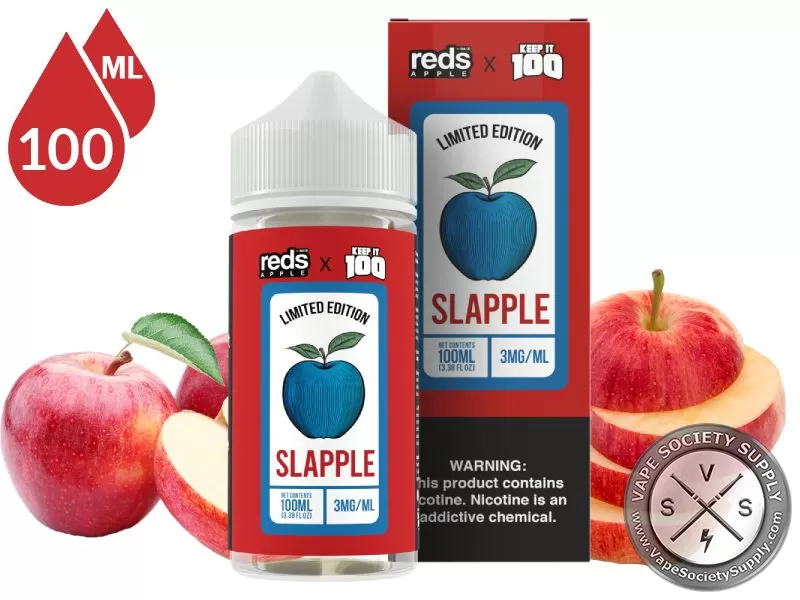Slapple 7 Daze x Keep It 100 Vape Juice 100ml
