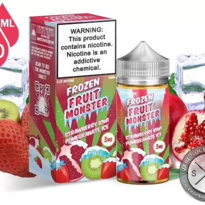 Strawberry Kiwi Pomegranate Ice Frozen Fruit Monster 100ml