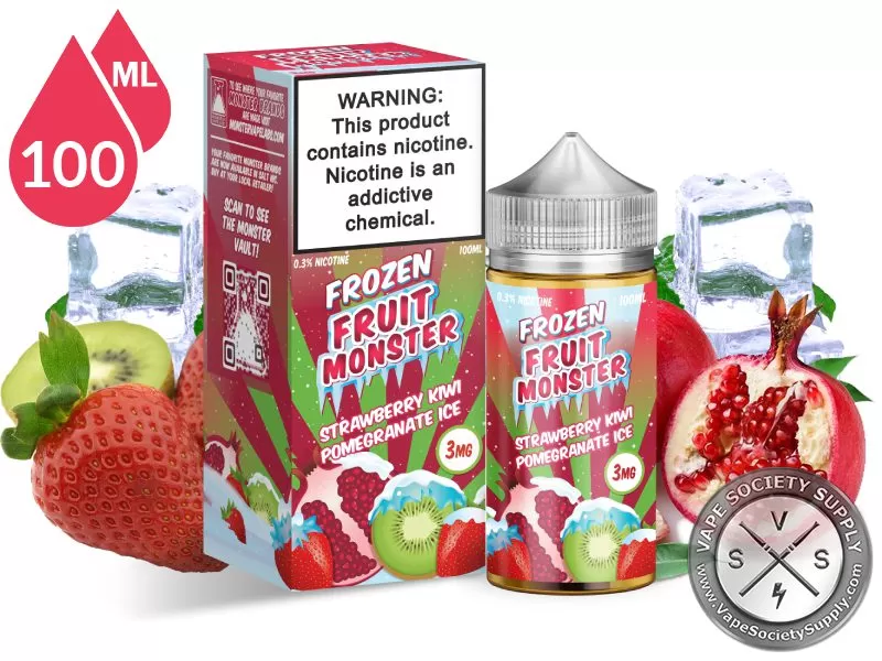 Strawberry Kiwi Pomegranate Ice Frozen Fruit Monster 100ml