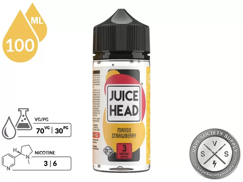 Mango Strawberry Juice Head 100ml - Image 2
