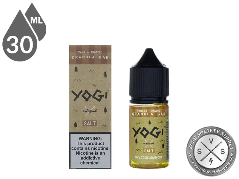 Vanilla Tobacco Granola Bar by YOGI Salt 30ml - Image 2